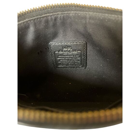 Coach Hologram pebbled leather wristlet purple - Picture 4 of 4